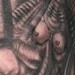 Tattoos - Black and Grey HR Giger Upper Arm Tattoo - 53051